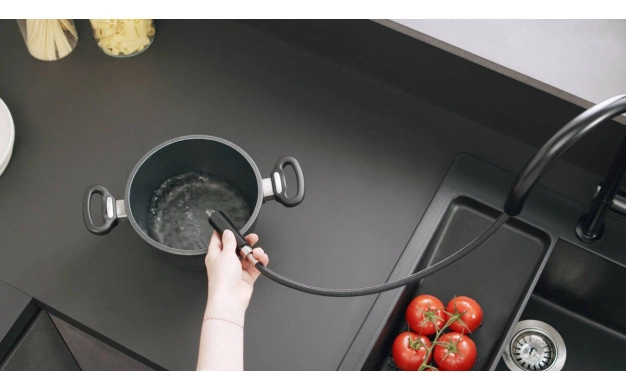 Кухненски смесител hansgrohe Talis MB54-H210, pull-out spray, 2jet